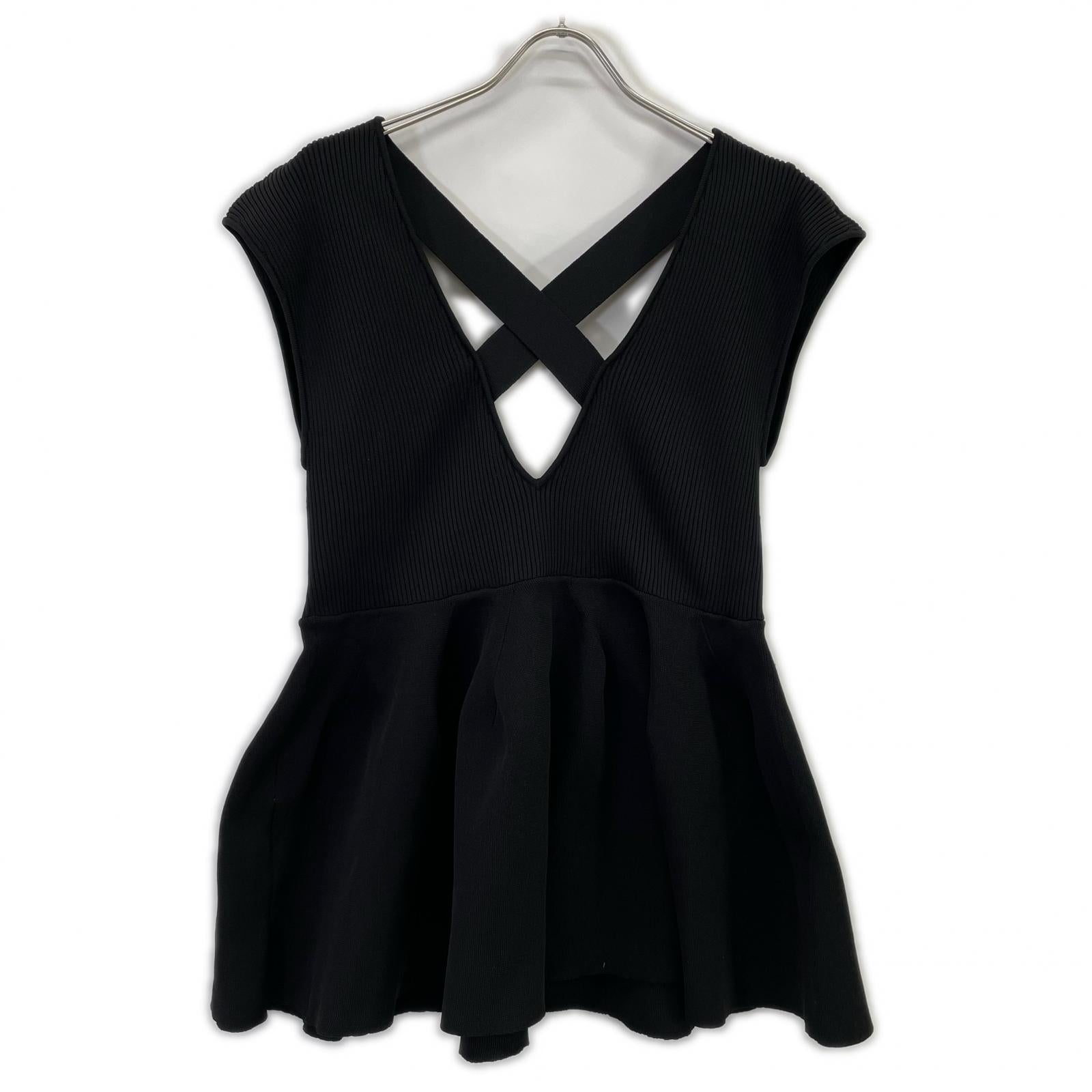 ADORE アドーア 531-4270811 24年製 ブラック エアーストレッチニット トップス