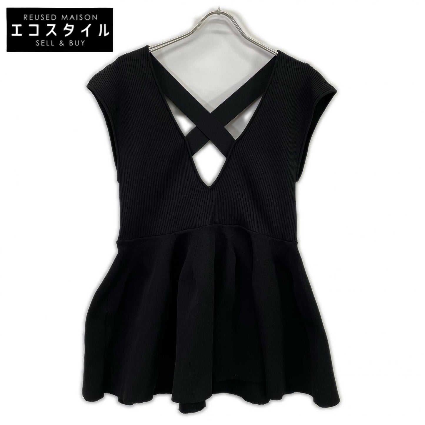 ADORE アドーア 531-4270811 24年製 ブラック エアーストレッチニット トップス