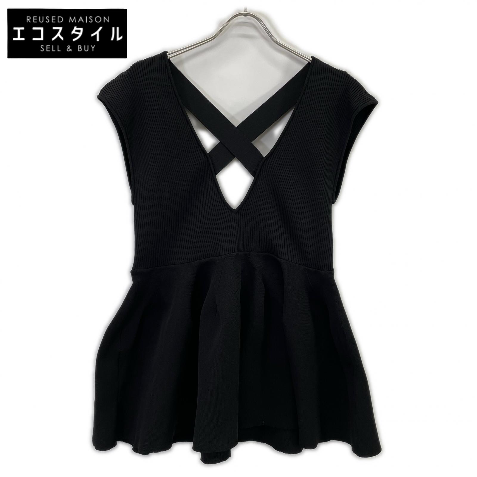 ADORE アドーア 531-4270811 24年製 ブラック エアーストレッチニット トップス