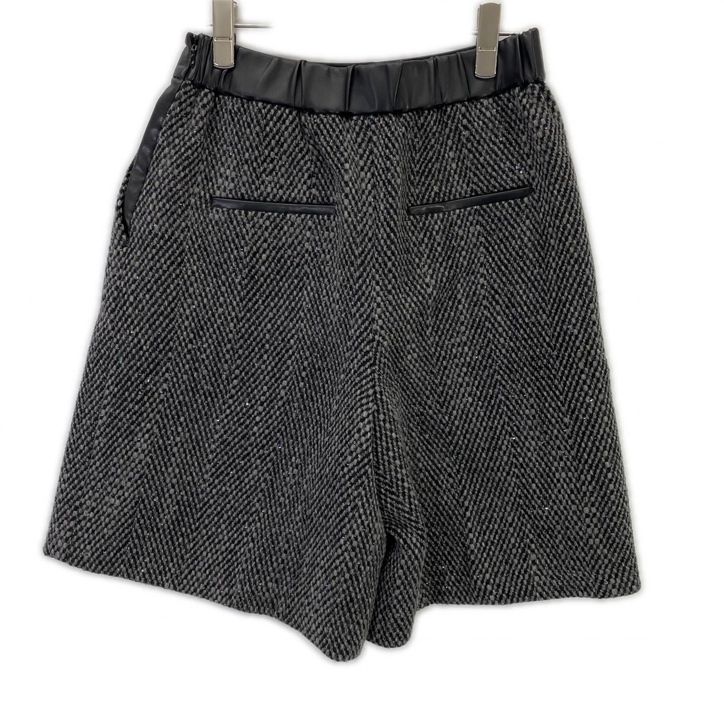 ADORE アドーア 531-4230104 24年製 グレー スパングルツイードパンツ ボトムス