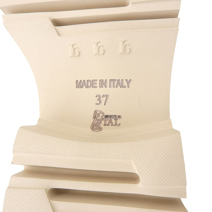 LUCA GROSSI ルカグロッシ 新品同様 ワントーン ビットローファー シューズ レディース ライトベージュ 37 L21613 LBG-050 シューズ