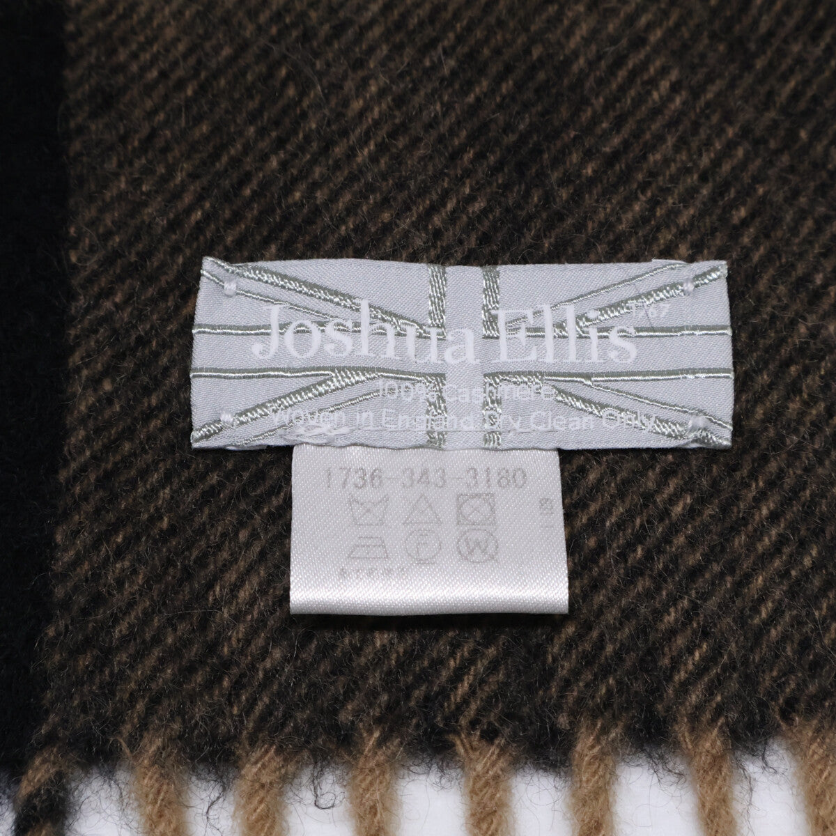 UNITED ARROWS ユナイテッドアローズ別注 1736-343-3180 チェック柄 カシミヤ フリンジ マフラー レディース