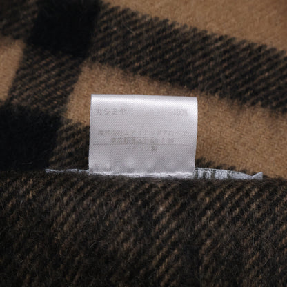 UNITED ARROWS ユナイテッドアローズ別注 1736-343-3180 チェック柄 カシミヤ フリンジ マフラー レディース