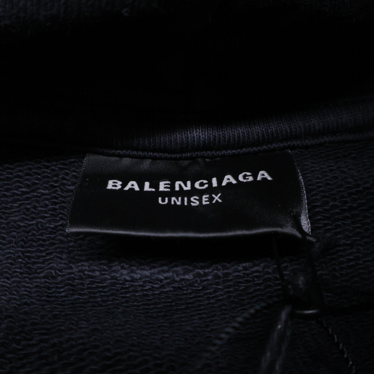 BALENCIAGA 巴黎世家 【全新/国内正品】821861 TSVA 正面Logo做旧连帽衫套头衫上衣
