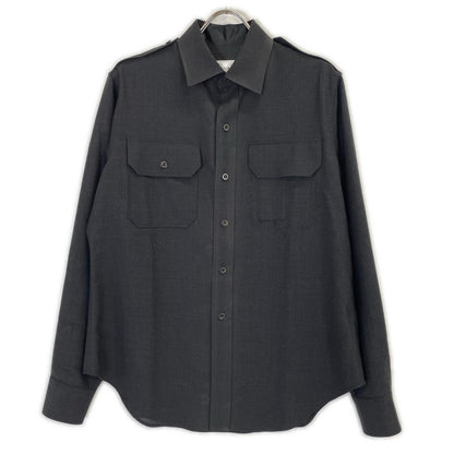 Maison Margiela 马吉拉 25AW S50DT0059 军装羊毛长袖衬衫 上衣
