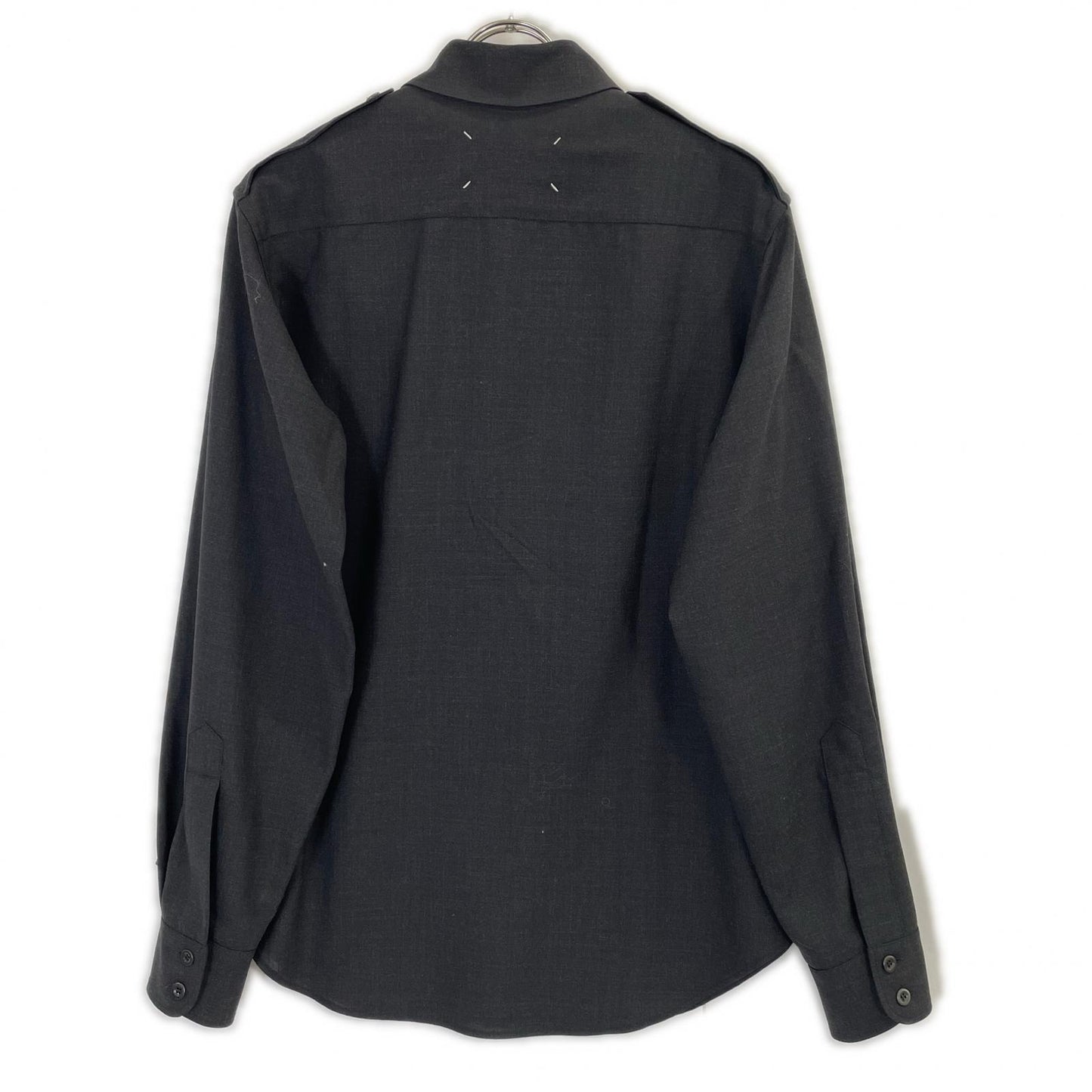 Maison Margiela 马吉拉 25AW S50DT0059 军装羊毛长袖衬衫 上衣