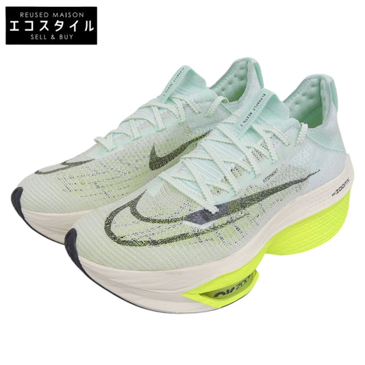 NIKE Air Zoom Alphafly Next %2 Shoes Men's Mint Foam Bolt Coconut Milk Cave Purple 9.5 DV9422-300 Shoes - Like New