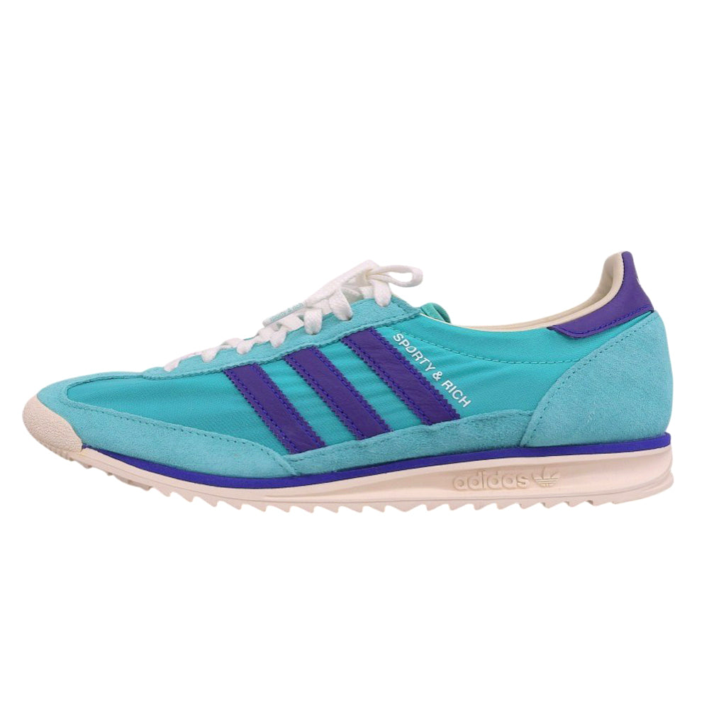 adidas 阿迪达斯 全新 SL72 SPORTYR&RICH 运动鞋 男士 薄荷紫 27.5cm JS0261 鞋子