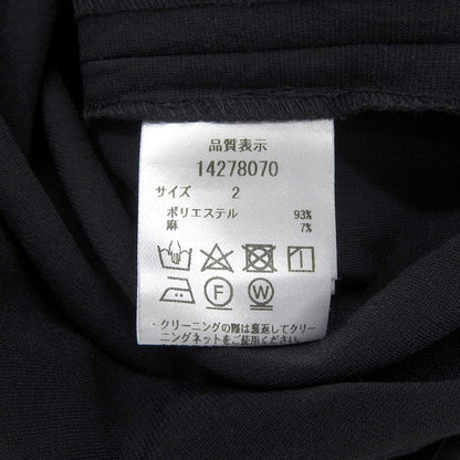 24年新款 亚麻混纺 连体衣 背带裤 女士 黑色 2码