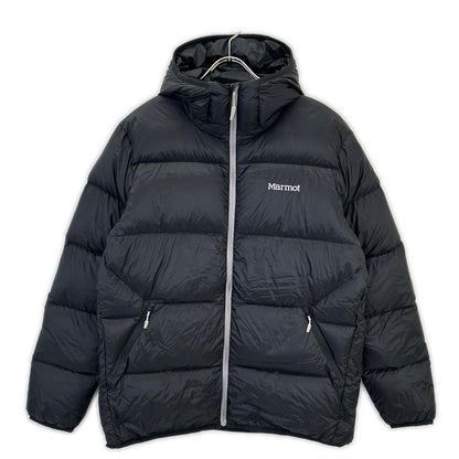 Marmot 土拨鼠 TOMMJL15JT 黑色 尼龙 1000蓬松度 连帽羽绒服 夹克 L