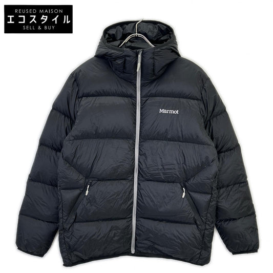 Marmot マーモット TOMMJL15JT ﾌﾞﾗｯｸ ﾅｲﾛﾝ 1000ﾌｨﾙﾊﾟﾜｰ ﾌｰﾃﾞｯﾄﾞﾀﾞｳﾝｼﾞｬｹｯﾄ ジャケット L