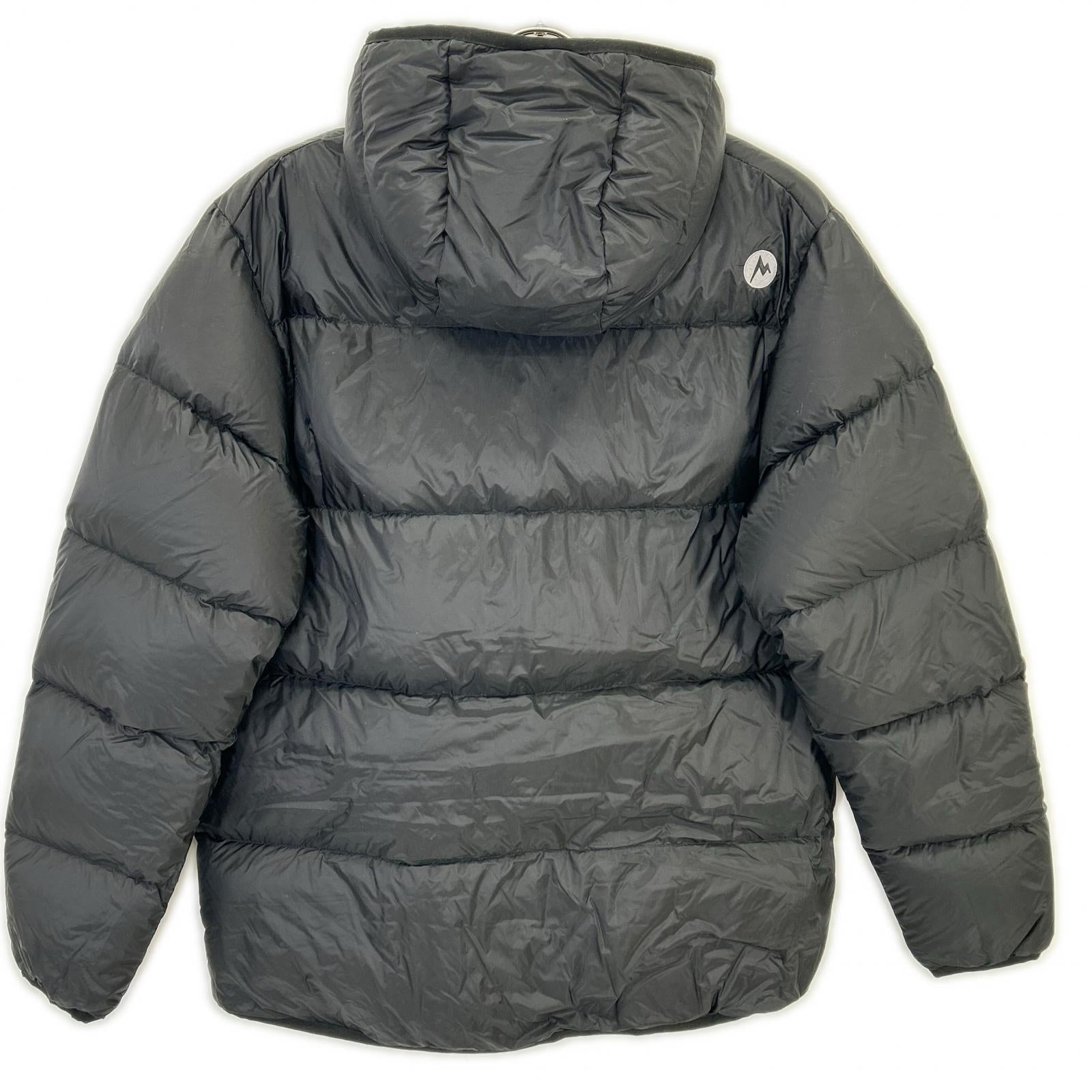 Marmot 土拨鼠 TOMMJL15JT 黑色 尼龙 1000蓬松度 连帽羽绒服 夹克 L