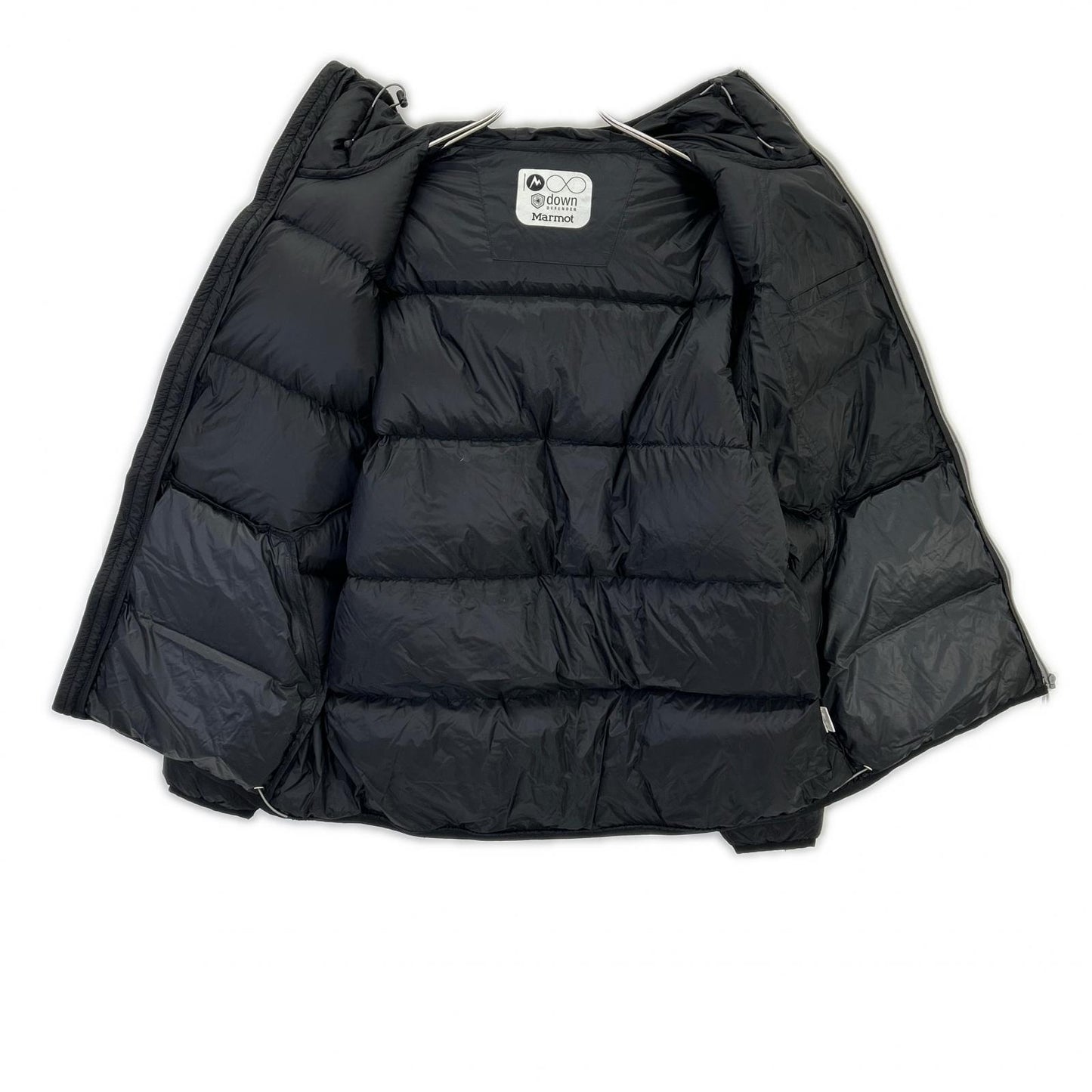 Marmot 土拨鼠 TOMMJL15JT 黑色 尼龙 1000蓬松度 连帽羽绒服 夹克 L