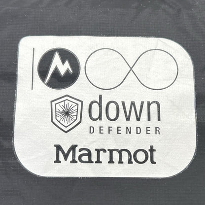 Marmot 土拨鼠 TOMMJL15JT 黑色 尼龙 1000蓬松度 连帽羽绒服 夹克 L