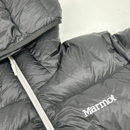 Marmot 土拨鼠 TOMMJL15JT 黑色 尼龙 1000蓬松度 连帽羽绒服 夹克 L