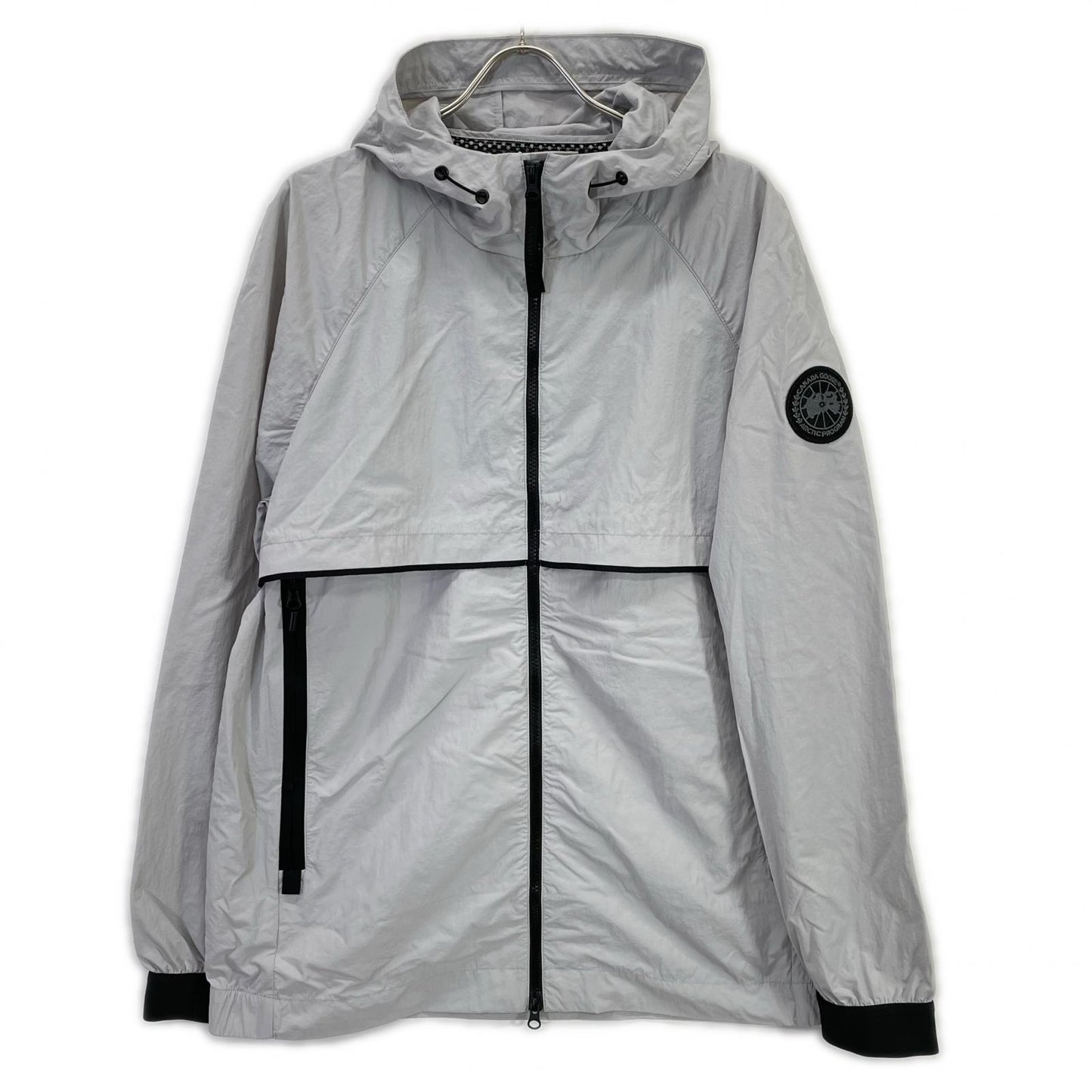 CANADA GOOSE カナダグース 2440MB Black Label Faber Hoodie/フェーバーフーディ グレー W-ZIP ナイロンフーディジャケット トップス