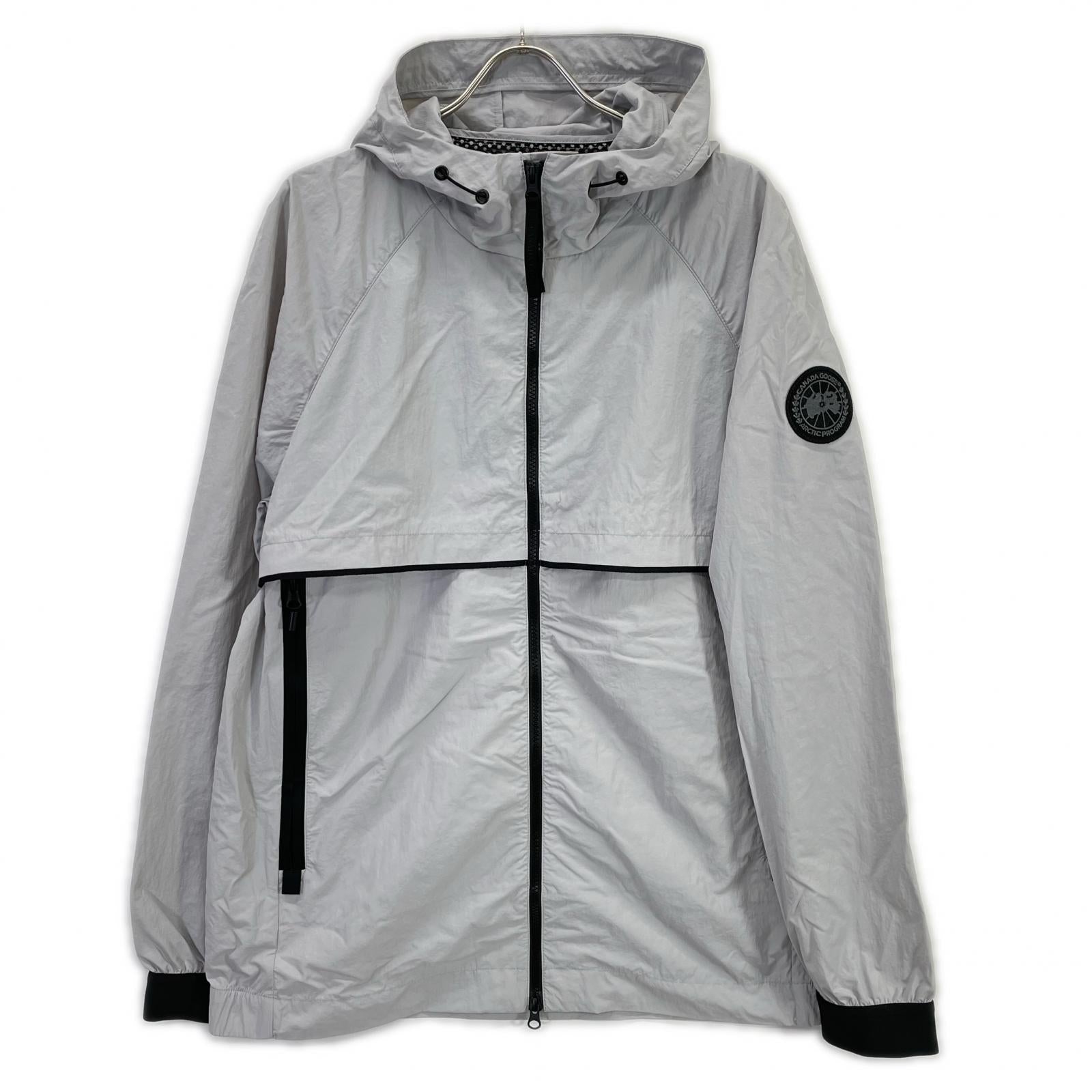 CANADA GOOSE カナダグース 2440MB Black Label Faber Hoodie/フェーバーフーディ グレー W-ZIP ナイロンフーディジャケット トップス