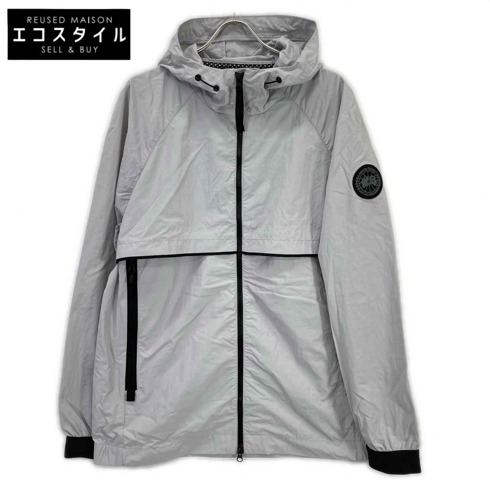 CANADA GOOSE カナダグース 2440MB Black Label Faber Hoodie/フェーバーフーディ グレー W-ZIP ナイロンフーディジャケット トップス