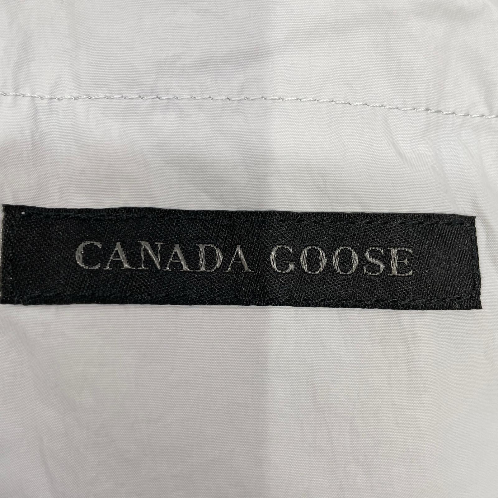 CANADA GOOSE カナダグース 2440MB Black Label Faber Hoodie/フェーバーフーディ グレー W-ZIP ナイロンフーディジャケット トップス