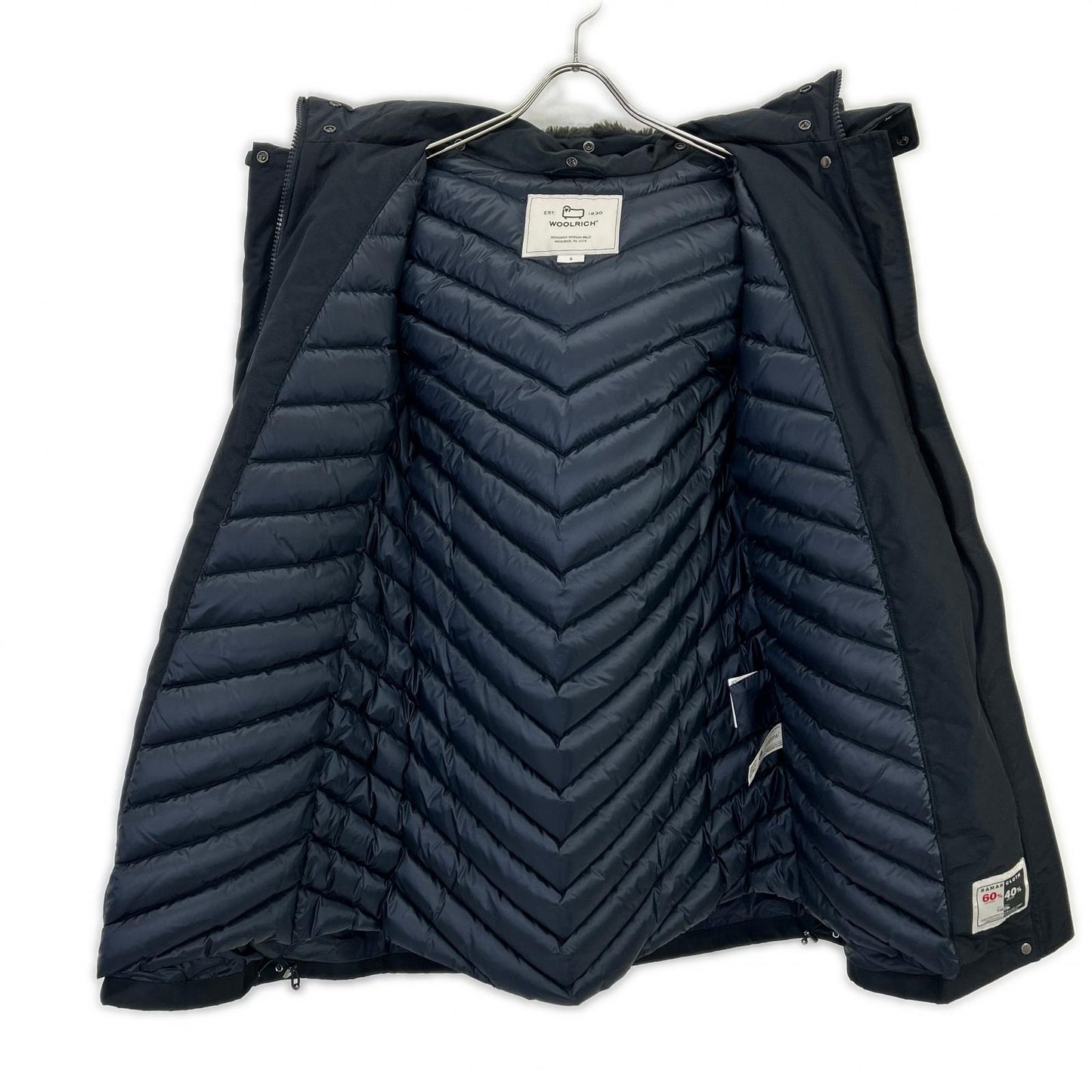 WOOLRICH WWOU0551 NAVY BOW BRIDGE PARKA Down Jacket S