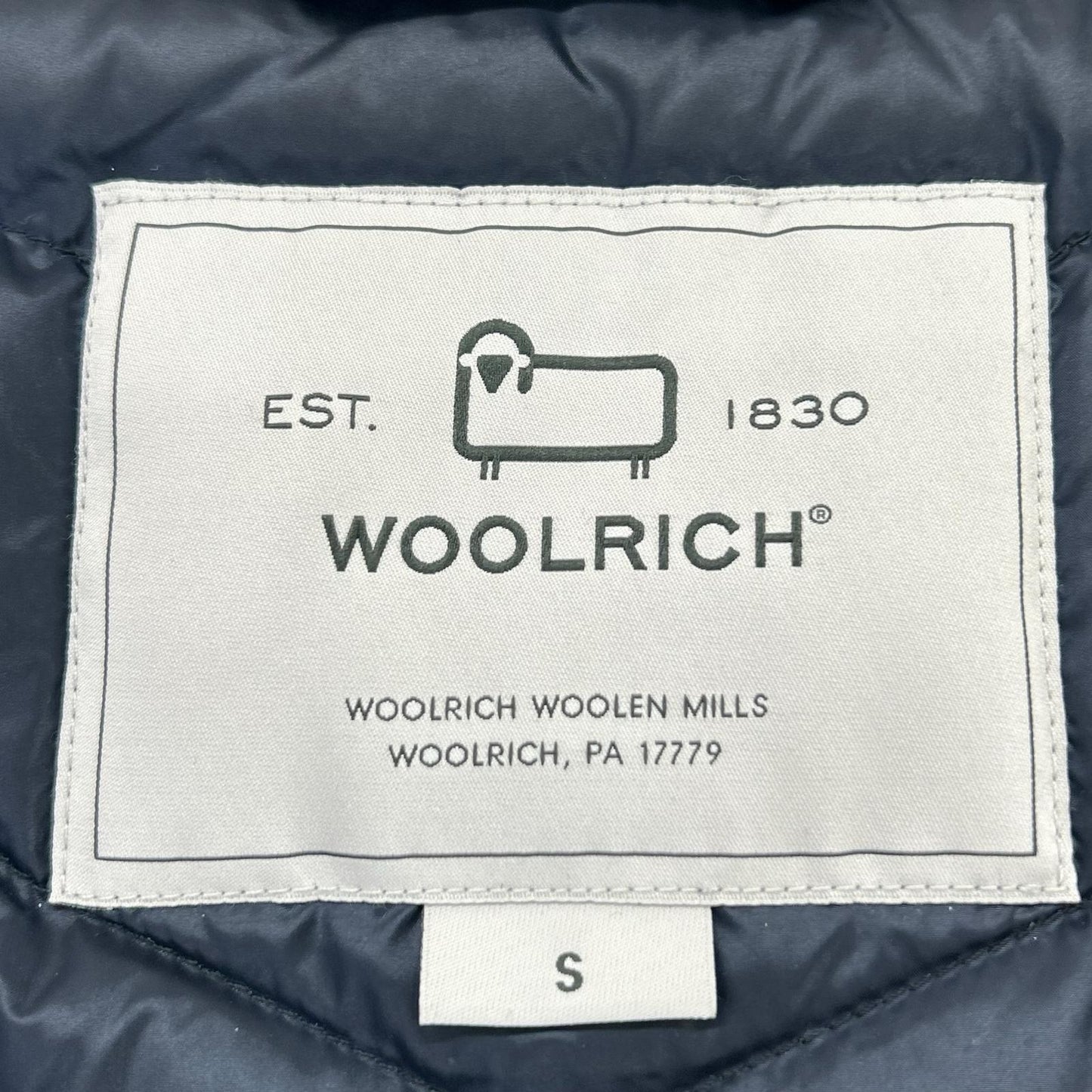 WOOLRICH WWOU0551 NAVY BOW BRIDGE PARKA Down Jacket S