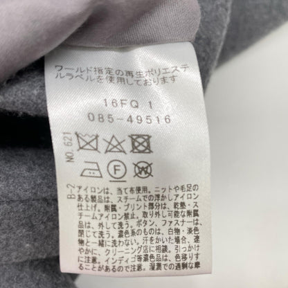 灰色 Jackal 140's A字型海军呢大衣 36 女式