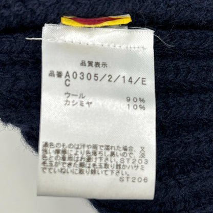 MC GEORGE OF SCOTLAND マックジョージ A0305/2/14/E ウールｘカシミヤ ショールカラー ニットカーディガン トップス