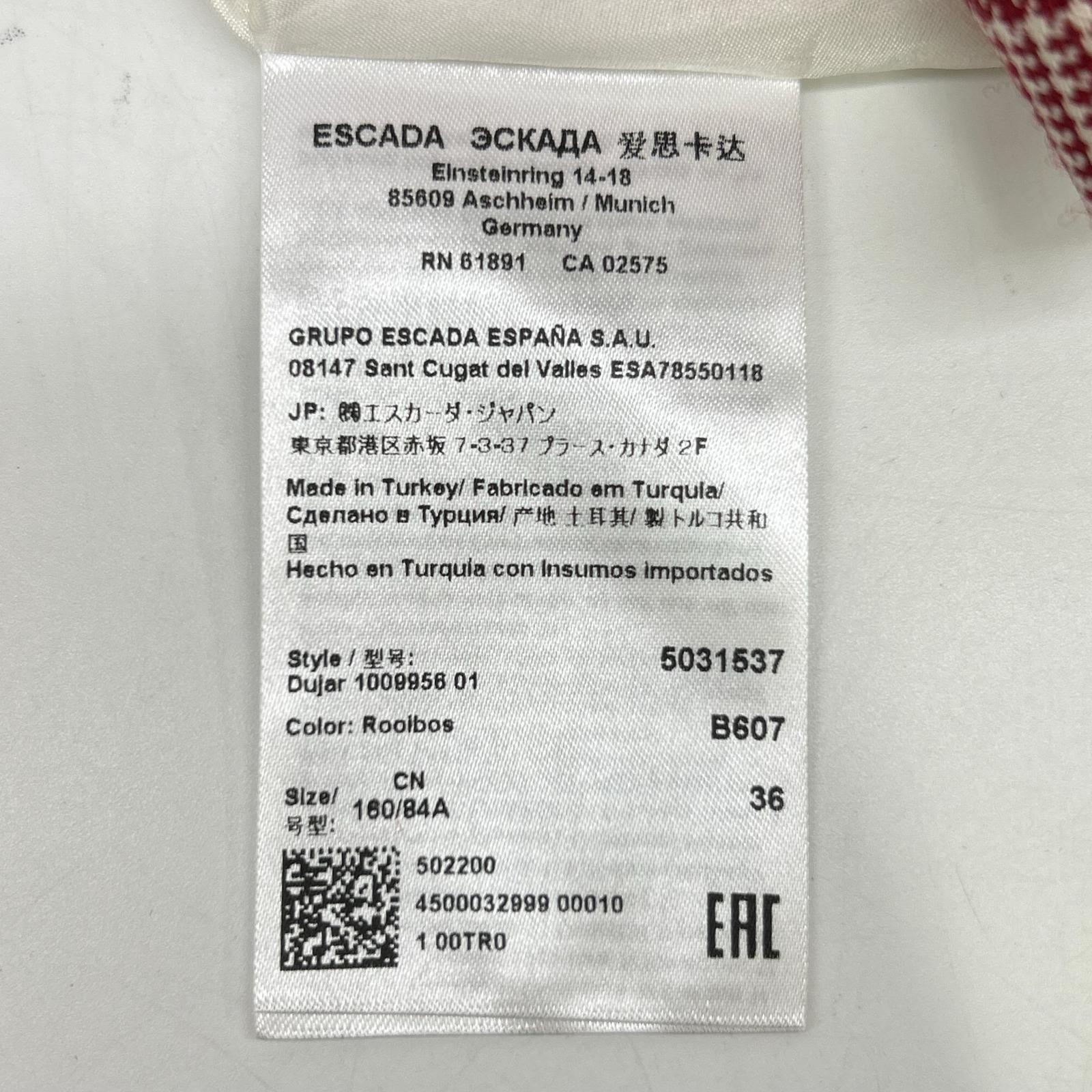 5031573 红白 格纹 金扣连衣裙 连衣裙 36 女士