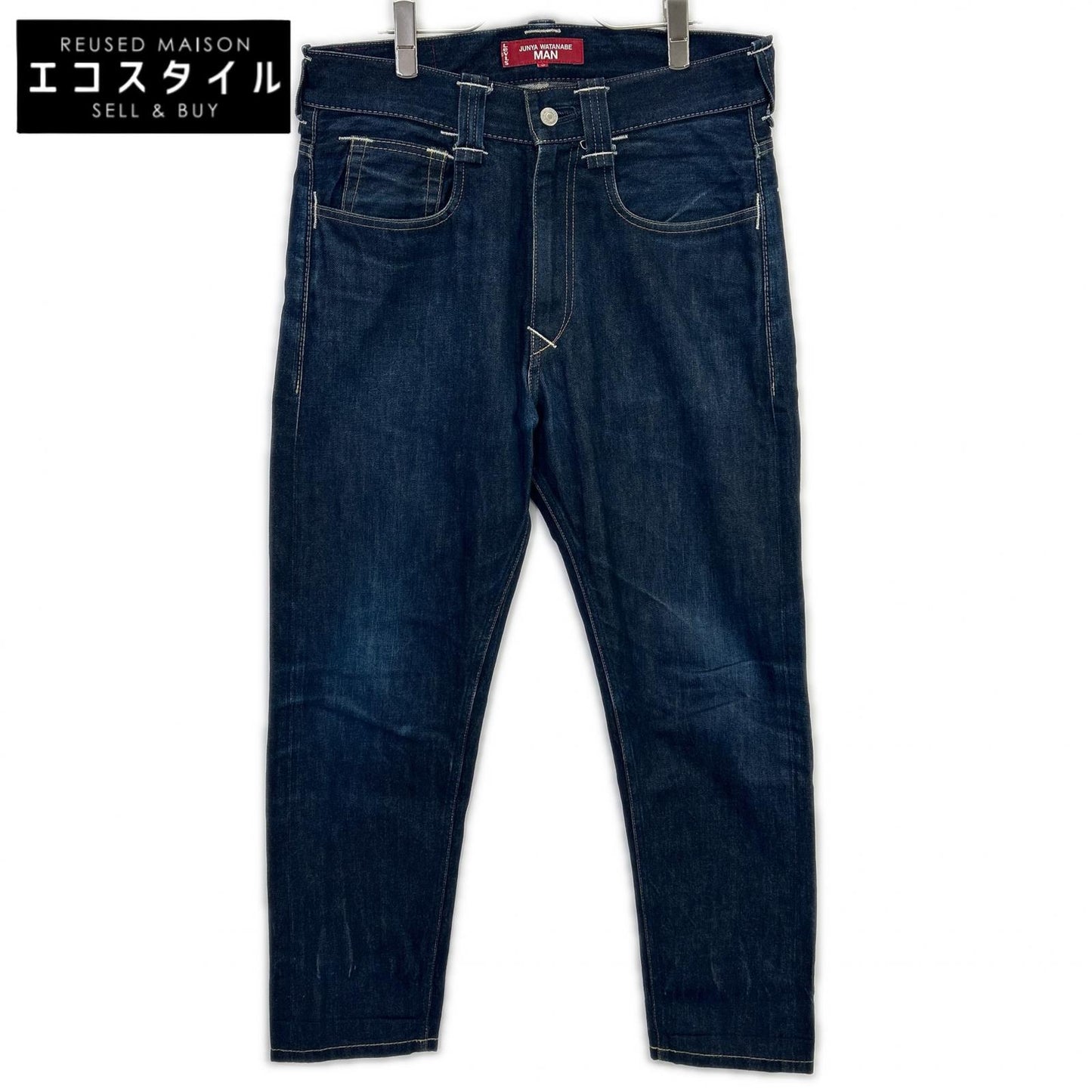 JUNYA WATANABE MAN 渡边淳弥男士 【×Levi's】WJ-P221 22AW 靛蓝色棉质牛仔布联名长裤 下装