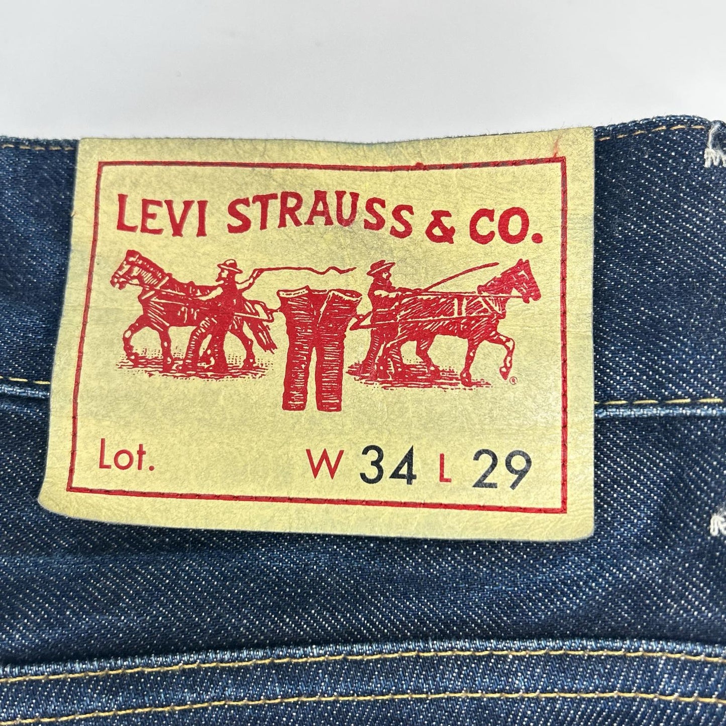 JUNYA WATANABE MAN 渡边淳弥男士 【×Levi's】WJ-P221 22AW 靛蓝色棉质牛仔布联名长裤 下装