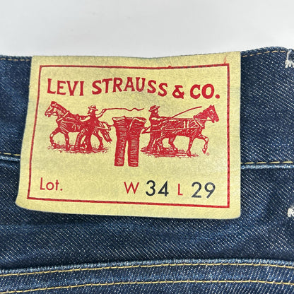 JUNYA WATANABE MAN 渡边淳弥男士 【×Levi's】WJ-P221 22AW 靛蓝色棉质牛仔布联名长裤 下装