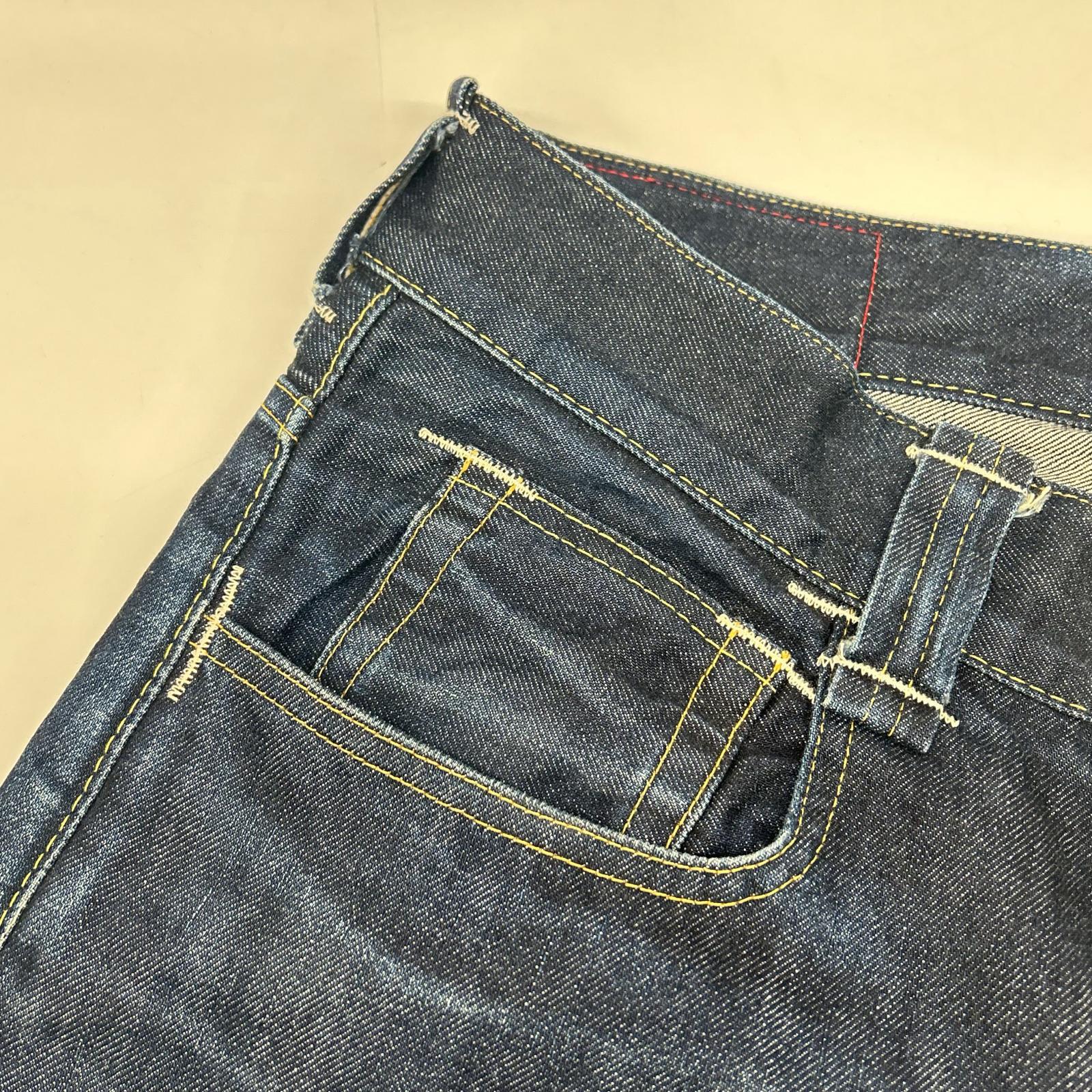 JUNYA WATANABE MAN 渡边淳弥男士 【×Levi's】WJ-P221 22AW 靛蓝色棉质牛仔布联名长裤 下装