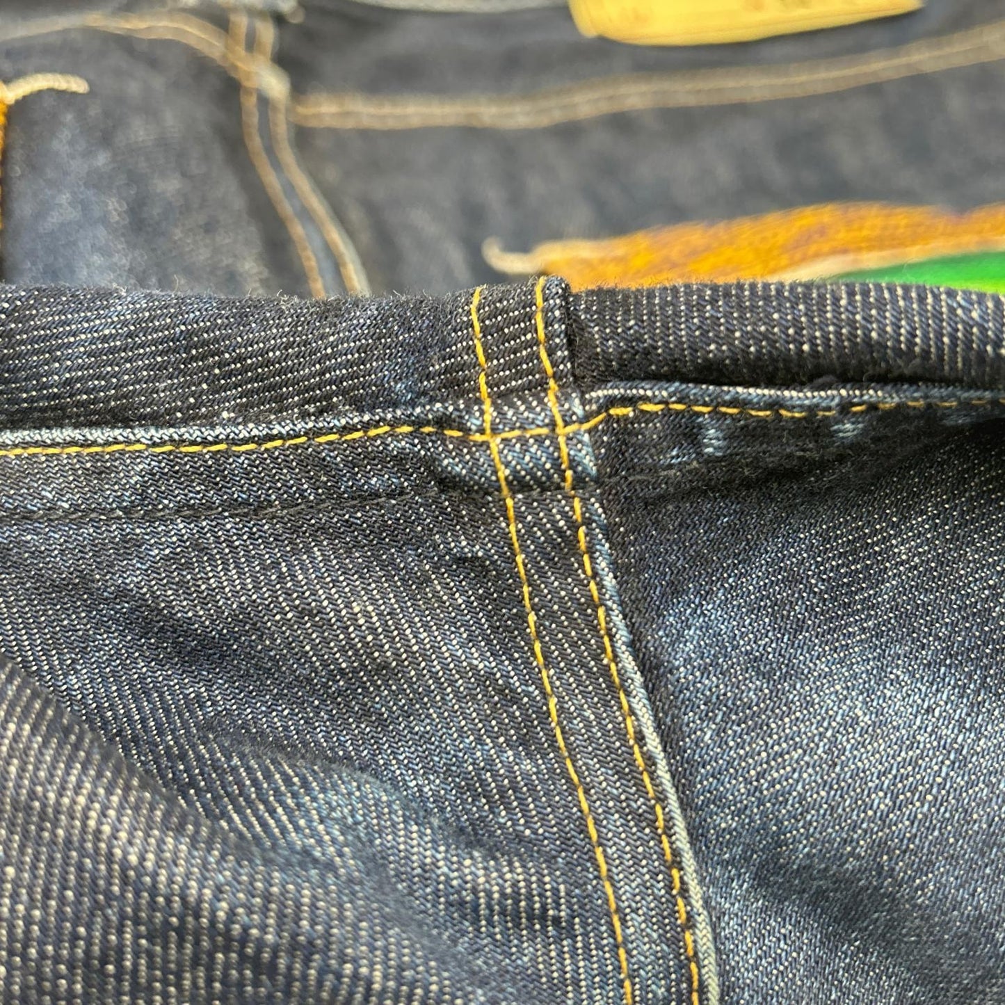 JUNYA WATANABE MAN 渡边淳弥男士 【×Levi's】WJ-P221 22AW 靛蓝色棉质牛仔布联名长裤 下装