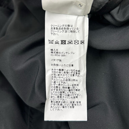 EMMETI エンメティー ブラック ラムスキン GIAPPONE-078 JURI/ユリ シングルライダースジャケット ジャケット