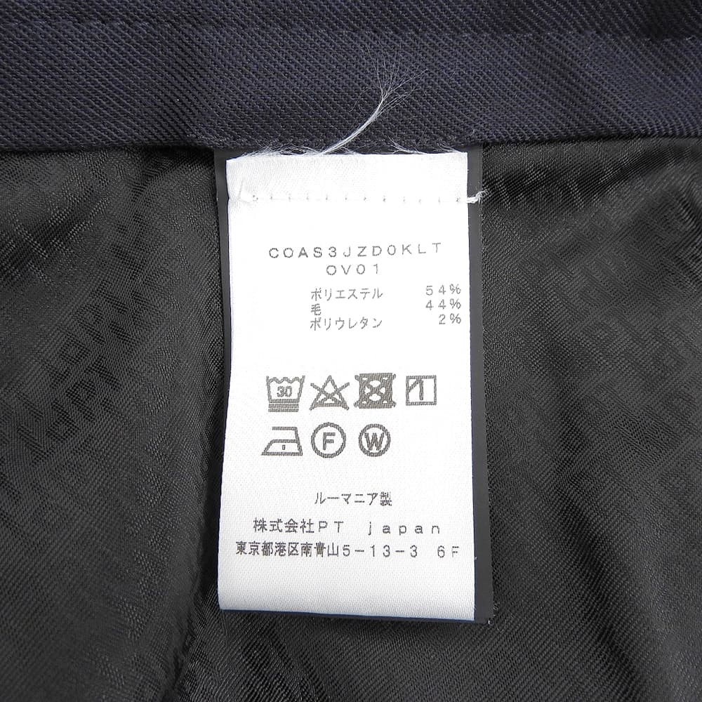 PT TORINO ピーティートリノ 美品 LAMDA ラムダ スラックスパンツ ボトムス メンズ ダークネイビー 44 COAS3JZD0KLT ボトムス