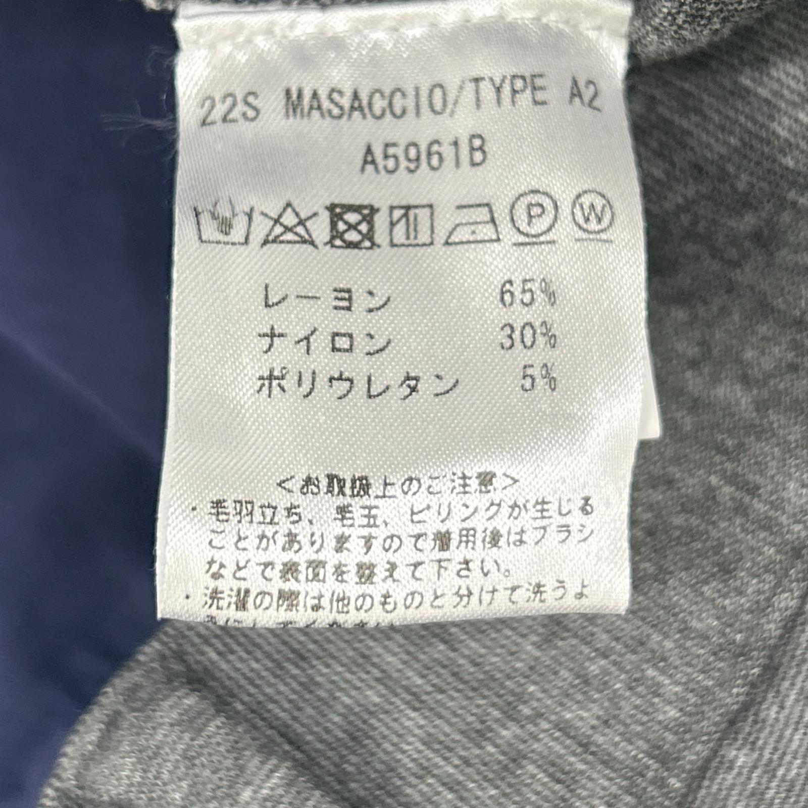 giab's ARCHIVIO ジャブスアルキヴィオ A5961 グレー MASACCIO スタンダードサマージャージー ドローコードパンツ ボトムス