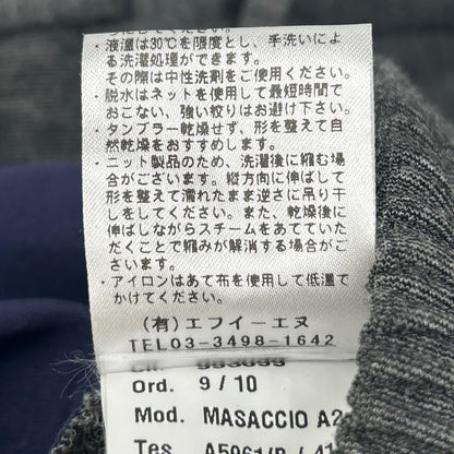 giab's ARCHIVIO ジャブスアルキヴィオ A5961 グレー MASACCIO スタンダードサマージャージー ドローコードパンツ ボトムス