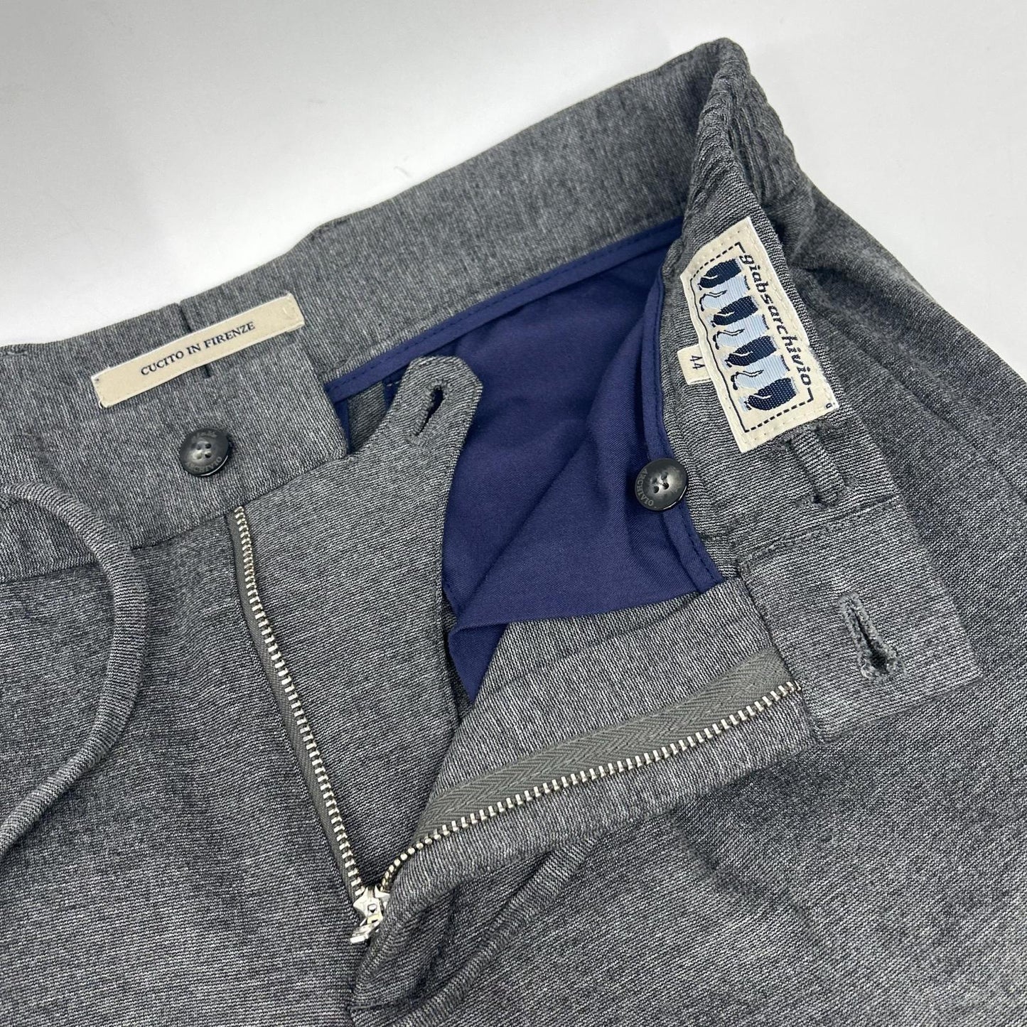 giab's ARCHIVIO ジャブスアルキヴィオ A5961 グレー MASACCIO スタンダードサマージャージー ドローコードパンツ ボトムス