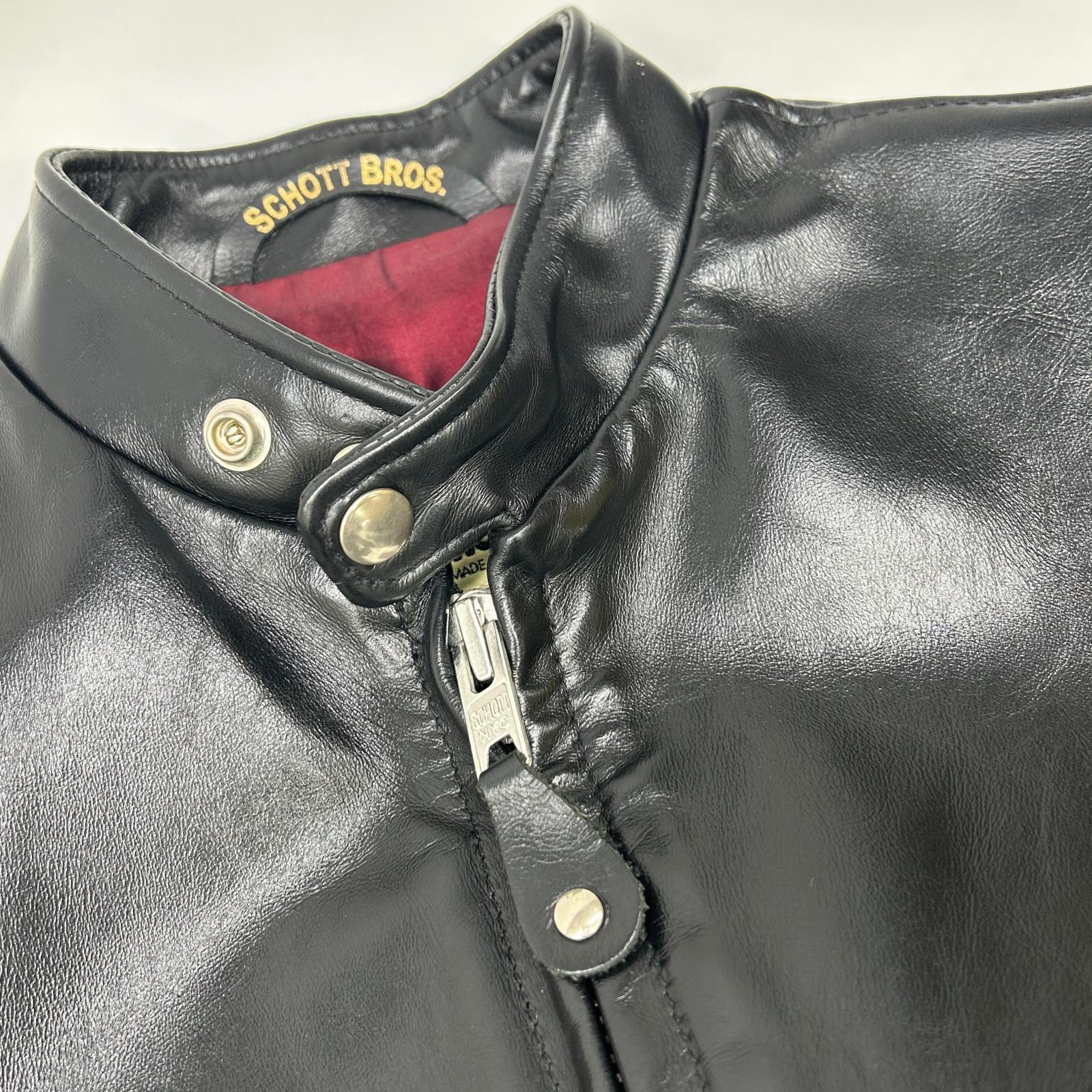 schott ショット 7417 ブラック 641XXH ホースハイド ライダースジャケット ジャケット