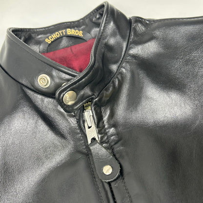 schott ショット 7417 ブラック 641XXH ホースハイド ライダースジャケット ジャケット