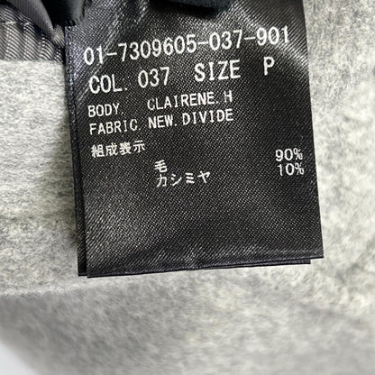 Theory セオリー グレー ウール×カシミア フーディ コート コート