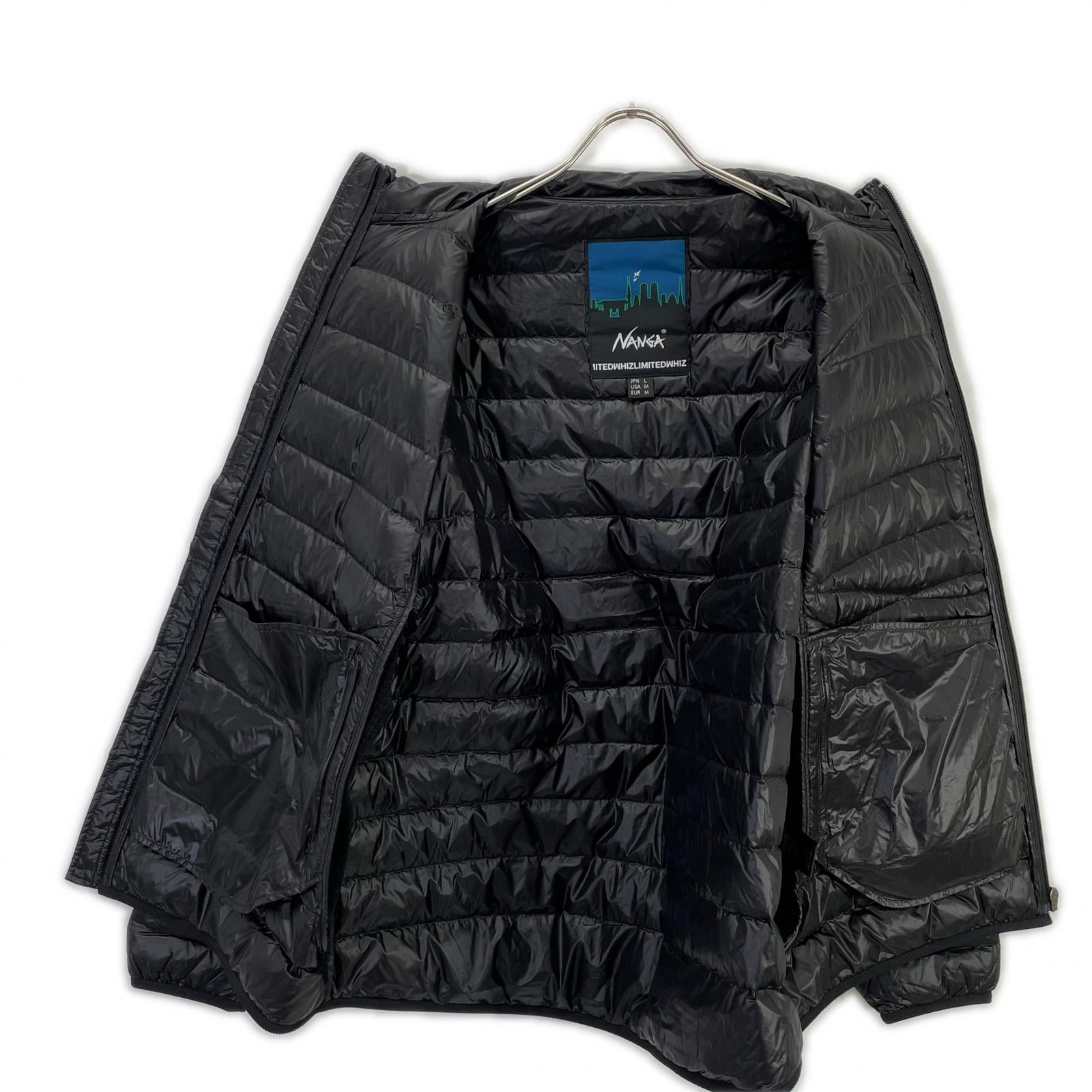 【×WHIZLIMITED】ﾌﾞﾗｯｸ DOWN SWEATER ﾀﾞｳﾝｼﾞｬｹｯﾄ ジャケット L メンズ