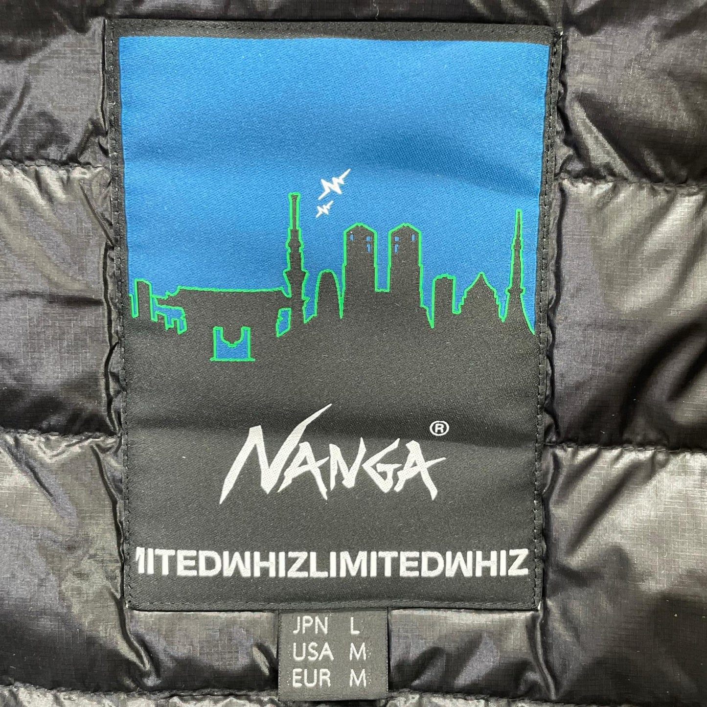 【×WHIZLIMITED】ﾌﾞﾗｯｸ DOWN SWEATER ﾀﾞｳﾝｼﾞｬｹｯﾄ ジャケット L メンズ