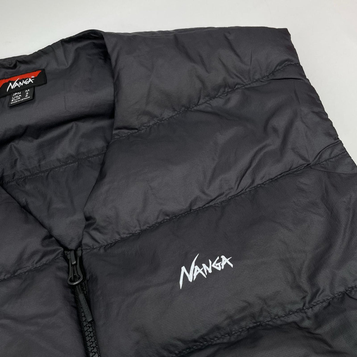 NANGA N2600-0K009D black SHEER DOWN VEST sheer down vest vest