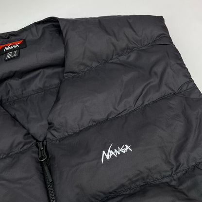 NANGA N2600-0K009D black SHEER DOWN VEST sheer down vest vest