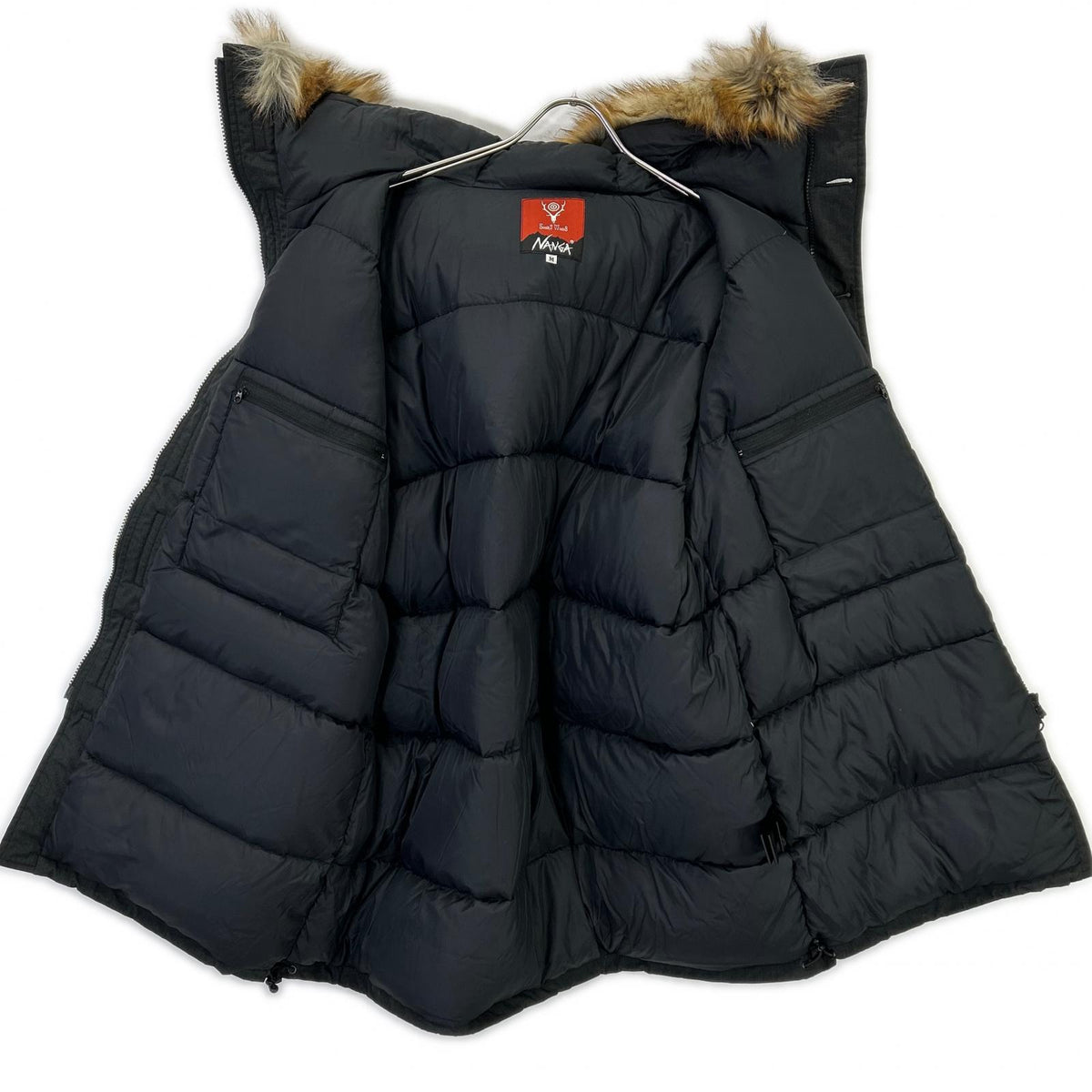 South2 West8 【×NANGA】RW691/25FB-101 黑色 TENKARA DOWN JACKET HINOC/HINOC TENKARA 羽绒夹克 外套 M