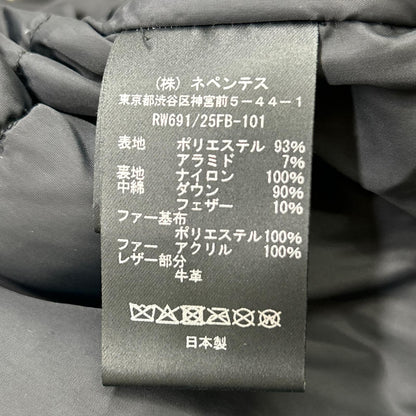 South2 West8 【×NANGA】RW691/25FB-101 黑色 TENKARA DOWN JACKET HINOC/HINOC TENKARA 羽绒夹克 外套 M
