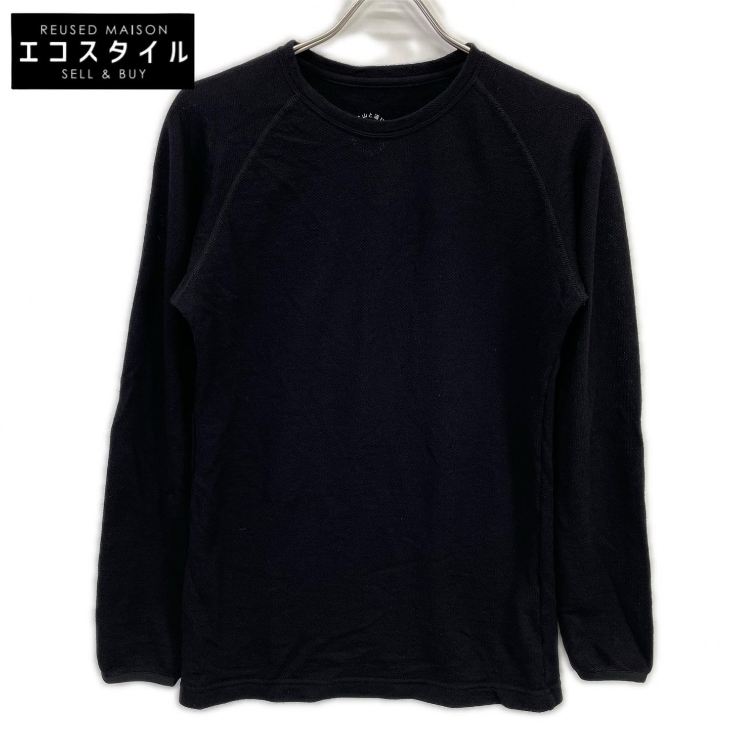 ﾌﾞﾗｯｸ DF Mesh Merino Long Sleeve ｶｯﾄｿｰ トップス M メンズ