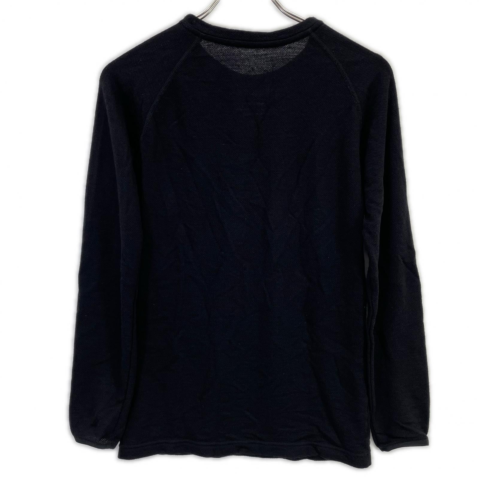 ﾌﾞﾗｯｸ DF Mesh Merino Long Sleeve ｶｯﾄｿｰ トップス M メンズ