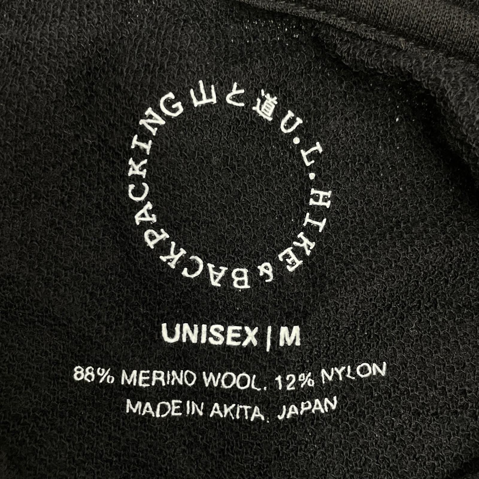 ﾌﾞﾗｯｸ DF Mesh Merino Long Sleeve ｶｯﾄｿｰ トップス M メンズ